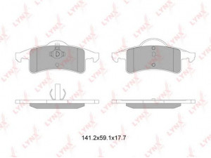 LYNXauto BD-4205 stabdžių trinkelių rinkinys, diskinis stabdys 
 Techninės priežiūros dalys -> Papildomas remontas
05011 970AA, 05011 970AB, 05011 970AC