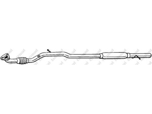 BOSAL 284-525 vidurinis duslintuvas 
 Išmetimo sistema -> Duslintuvas
24430559, 58 52 147