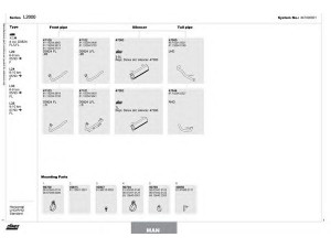 DINEX 147100040 išmetimo sistema 
 Išmetimo sistema -> Išmetimo sistema, visa