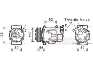 VAN WEZEL 0600K416 kompresorius, oro kondicionierius 
 Oro kondicionavimas -> Kompresorius/dalys
64522758433, 64526942501