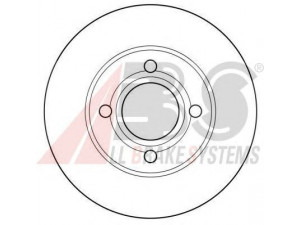 A.B.S. 15746 stabdžių diskas 
 Dviratė transporto priemonės -> Stabdžių sistema -> Stabdžių diskai / priedai
443615301A, 443615301B, 443615301D