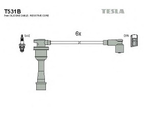 TESLA T531B uždegimo laido komplektas 
 Kibirkšties / kaitinamasis uždegimas -> Uždegimo laidai/jungtys
MD156560, MD346850