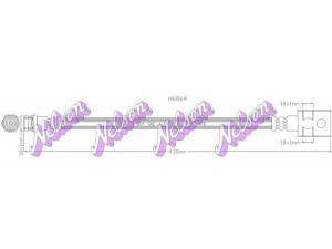 Brovex-Nelson H6864 stabdžių žarnelė 
 Stabdžių sistema -> Stabdžių žarnelės
3683299, UH7143810, 3683299, XM342A442AA