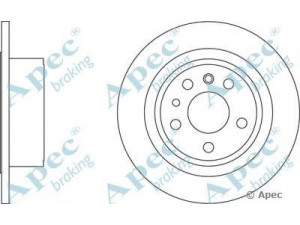 APEC braking DSK926 stabdžių diskas 
 Stabdžių sistema -> Diskinis stabdys -> Stabdžių diskas
569121, 569208, 90444513, 93182292