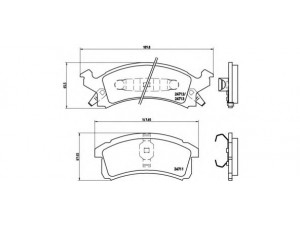 BREMBO P 07 004 stabdžių trinkelių rinkinys, diskinis stabdys 
 Techninės priežiūros dalys -> Papildomas remontas
12370005, 12510005