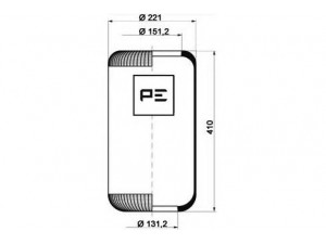 PE Automotive 084.134-70A dėklas, pneumatinė pakaba 
 Pakaba -> Pneumatinė pakaba
003027272, 03027272, 3 027 272