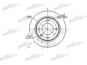 PATRON PBD1122 stabdžių diskas 
 Dviratė transporto priemonės -> Stabdžių sistema -> Stabdžių diskai / priedai
95667811