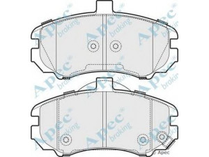 APEC braking PAD1642 stabdžių trinkelių rinkinys, diskinis stabdys 
 Techninės priežiūros dalys -> Papildomas remontas
581012DA50