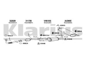 KLARIUS 940581U išmetimo sistema