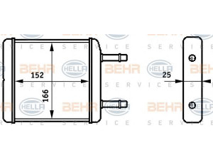 HELLA 8FH 351 313-181 šilumokaitis, salono šildymas 
 Šildymas / vėdinimas -> Šilumokaitis
96314858, P96314858