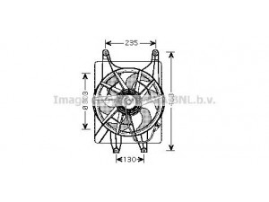 AVA QUALITY COOLING HY7513 ventiliatorius, radiatoriaus 
 Aušinimo sistema -> Oro aušinimas
9773034000, 9773034001, 9773534000