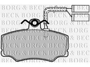 BORG & BECK BBP1139 stabdžių trinkelių rinkinys, diskinis stabdys 
 Techninės priežiūros dalys -> Papildomas remontas