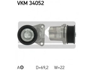 SKF VKM 34052 įtempiklio skriemulys, V formos rumbuotas diržas 
 Diržinė pavara -> V formos rumbuotas diržas/komplektas -> Įtempiklio skriemulys
1127103, 1306666, 1371224, 1S7Q 6A228 AC