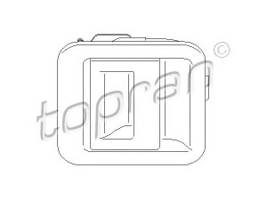 TOPRAN 721 737 durų rankenėlė 
 Užrakinimo sistema -> Rankenėlės
9101 E5, 9101 E5