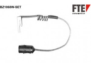 FTE BZ1068W-SET įspėjimo kontaktas, stabdžių trinkelių susidėvėjimas 
 Stabdžių sistema -> Susidėvėjimo indikatorius, stabdžių trinkelės
01907956, 1907956