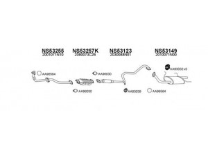 VENEPORTE 530020 išmetimo sistema 
 Išmetimo sistema -> Išmetimo sistema, visa