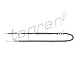 TOPRAN 304 672 trosas, stovėjimo stabdys 
 Stabdžių sistema -> Valdymo svirtys/trosai
1 488 314, 1 518 020, 8C1V2A809BB