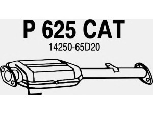 FENNO P625CAT katalizatoriaus keitiklis 
 Išmetimo sistema -> Katalizatoriaus keitiklis
BM90696H, 14250-65D20, 14250-65D30