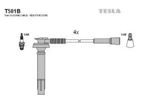 TESLA T581B uždegimo laido komplektas 
 Kibirkšties / kaitinamasis uždegimas -> Uždegimo laidai/jungtys