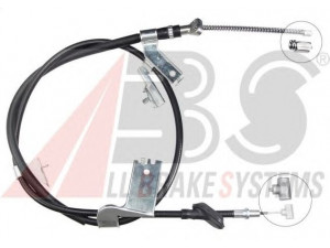 A.B.S. K13859 trosas, stovėjimo stabdys 
 Stabdžių sistema -> Valdymo svirtys/trosai
4709864, 54402-51K00, 93195342