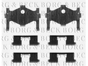BORG & BECK BBK1058 priedų komplektas, diskinių stabdžių trinkelės 
 Stabdžių sistema -> Diskinis stabdys -> Stabdžių dalys/priedai