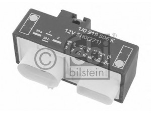 FEBI BILSTEIN 26141 relė, radiatoriaus ventiliatorius ratukas 
 Elektros įranga -> Relė
1J0 919 506 K, 1J0 919 506 K, 1J0 919 506 K