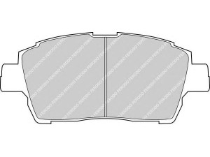FERODO FDB1392 stabdžių trinkelių rinkinys, diskinis stabdys 
 Techninės priežiūros dalys -> Papildomas remontas
0446512581, 0446512592, 0446517100