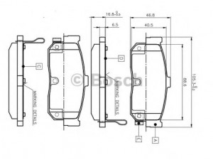 BOSCH 0 986 TB2 199 stabdžių trinkelių rinkinys, diskinis stabdys 
 Techninės priežiūros dalys -> Papildomas remontas
44060 0N690, 44060 31U90, 44060 31U92