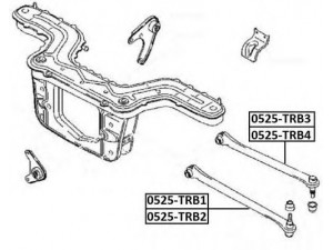 ASVA 0525-TRB3 vikšro valdymo svirtis 
 Ašies montavimas/vairavimo mechanizmas/ratai -> Valdymo svirtis/pasukamosios svirties sujungimas -> Vairo trauklės (valdymo svirtis, išilginis balansyras, diago
EC01-28-650D