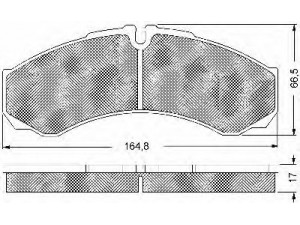 BSF 10661 stabdžių trinkelių rinkinys, diskinis stabdys 
 Techninės priežiūros dalys -> Papildomas remontas
2994086, 2995631, 2996091, 42470835