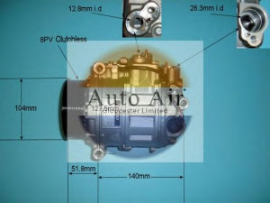 AUTO AIR GLOUCESTER 14-0306 kompresorius, oro kondicionierius 
 Oro kondicionavimas -> Kompresorius/dalys
12304711, 12308311, 22305311