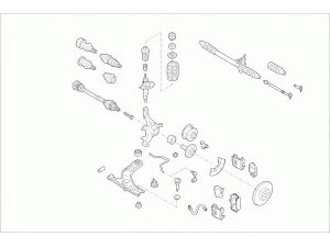 ZF Parts VW-GOLF-FZ024 vairavimo mechanizmas; rato pakaba 
 Ašies montavimas/vairavimo mechanizmas/ratai -> Prekių paieška pagal schemą