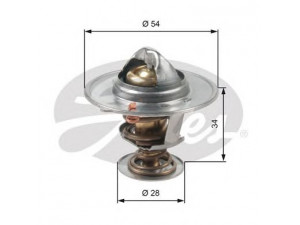 GATES TH47685G1 termostatas, aušinimo skystis 
 Aušinimo sistema -> Termostatas/tarpiklis -> Thermostat
2550027000, 2550027000