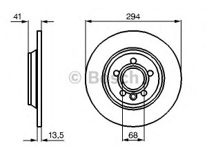 BOSCH 0 986 478 569 stabdžių diskas 
 Dviratė transporto priemonės -> Stabdžių sistema -> Stabdžių diskai / priedai
1110251, 1140278, YM212 A315 AB