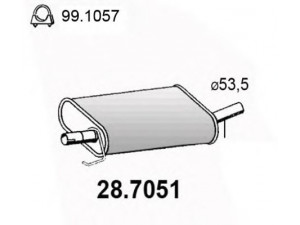 ASSO 28.7051 galinis duslintuvas 
 Išmetimo sistema -> Duslintuvas
1634900401