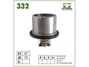 MTE-THOMSON 332.82 termostatas, aušinimo skystis 
 Aušinimo sistema -> Termostatas/tarpiklis -> Thermostat
1 439 844, 51.06401.0045, 98010612501
