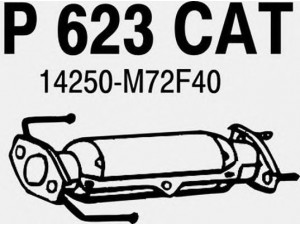 FENNO P623CAT katalizatoriaus keitiklis 
 Išmetimo sistema -> Katalizatoriaus keitiklis
BM90761H, 14250M72F40