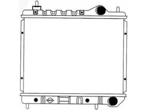SAKURA  Automotive 1130-0101 radiatorius, variklio aušinimas