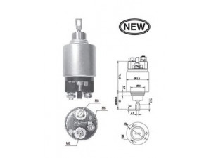 MAGNETI MARELLI 940113050543 solenoidinis jungiklis, starteris 
 Elektros įranga -> Starterio sistema -> Solenoidinis jungiklis