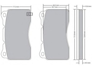FREMAX FBP-1702 stabdžių trinkelių rinkinys, diskinis stabdys 
 Techninės priežiūros dalys -> Papildomas remontas
30645135, 30683412, 30748957