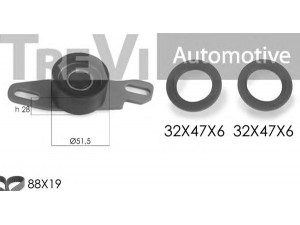 TREVI AUTOMOTIVE KD1435S paskirstymo diržo komplektas 
 Techninės priežiūros dalys -> Papildomas remontas