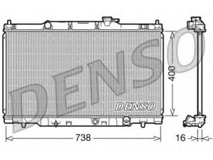 DENSO DRM40011 radiatorius, variklio aušinimas 
 Aušinimo sistema -> Radiatorius/alyvos aušintuvas -> Radiatorius/dalys
19010PNB003, 19010PNB0031