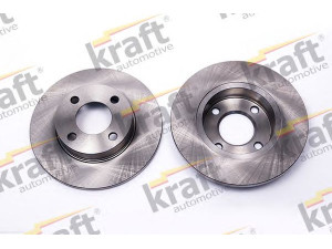 KRAFT AUTOMOTIVE 6040050 stabdžių diskas 
 Dviratė transporto priemonės -> Stabdžių sistema -> Stabdžių diskai / priedai
431 615 301, 443 615 301