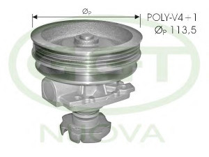 GGT PA10963 vandens siurblys 
 Aušinimo sistema -> Vandens siurblys/tarpiklis -> Vandens siurblys
71719665, 7679537, 7720988, 7737201