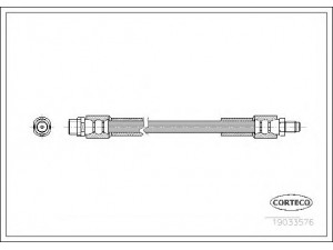 CORTECO 19033576 stabdžių žarnelė 
 Stabdžių sistema -> Stabdžių žarnelės
4E0611775A, 4E0611775G