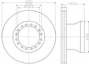 TEXTAR 93142500 stabdžių diskas 
 Stabdžių sistema -> Diskinis stabdys -> Stabdžių diskas
1403758, 1408253