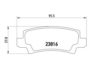 BREMBO P 83 065 stabdžių trinkelių rinkinys, diskinis stabdys 
 Techninės priežiūros dalys -> Papildomas remontas
0446602020, 0446602070, 0446602110