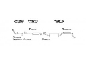 VENEPORTE 800233 išmetimo sistema 
 Išmetimo sistema -> Išmetimo sistema, visa