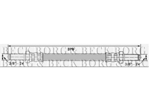 BORG & BECK BBH6383 stabdžių žarnelė 
 Stabdžių sistema -> Stabdžių žarnelės
60714552, 30258300, 49043, 9168614