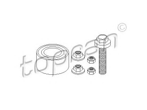 TOPRAN 108 323 rato guolio komplektas 
 Ašies montavimas/vairavimo mechanizmas/ratai -> Rato stebulė/montavimas -> Rato guolis
4B0 498 625, 8D0 498 625, 4B0 498 625